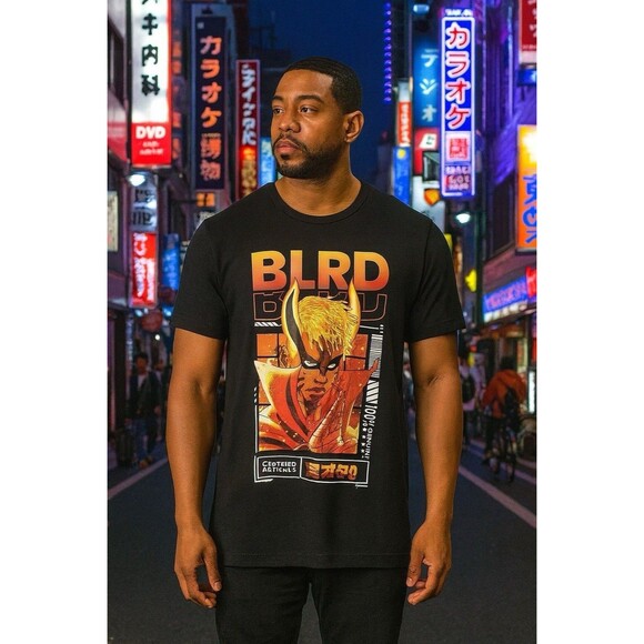 Funk Other - BLRD 1.0 Baryon Mode  Anime Small Print T-Shirt Unisex S